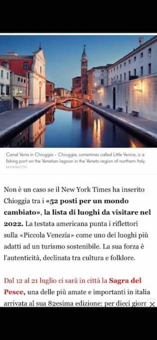 Ca Francesco Appartamento Contemporaneo Chioggia Exterior photo